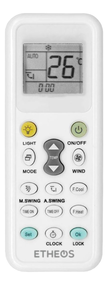 Control Remoto Universal Para Aire Acondicionado - Blanco