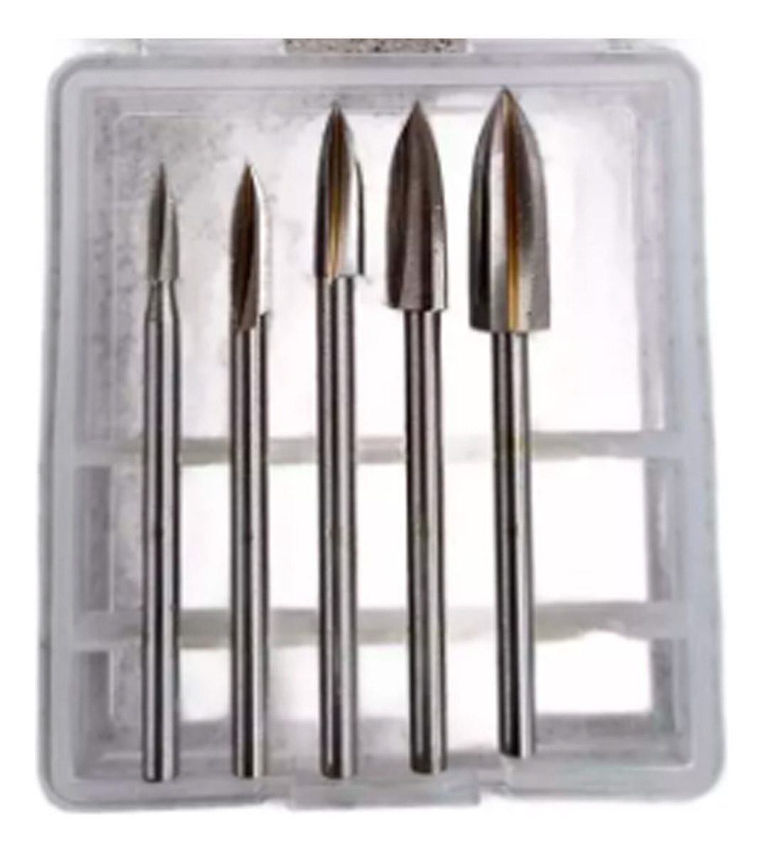 Juego 5 Fresas Brocas 3 Caras Acero Rapido Madera Ru8582