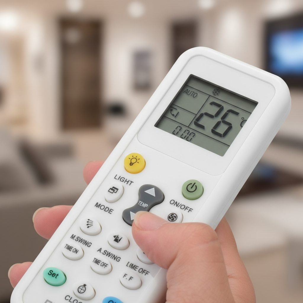Control Remoto Universal Aire Acondicionado Todas Las Marcas Blanco - 5