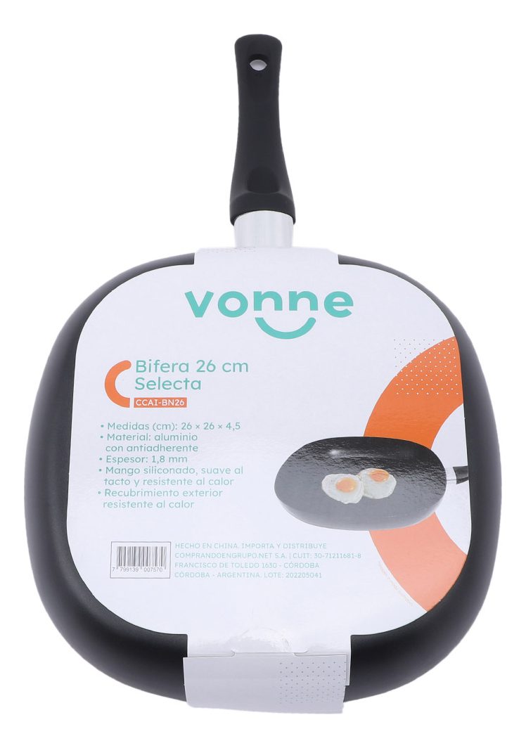 Bifera 26 Cm Selecta Vonne Negro - 5