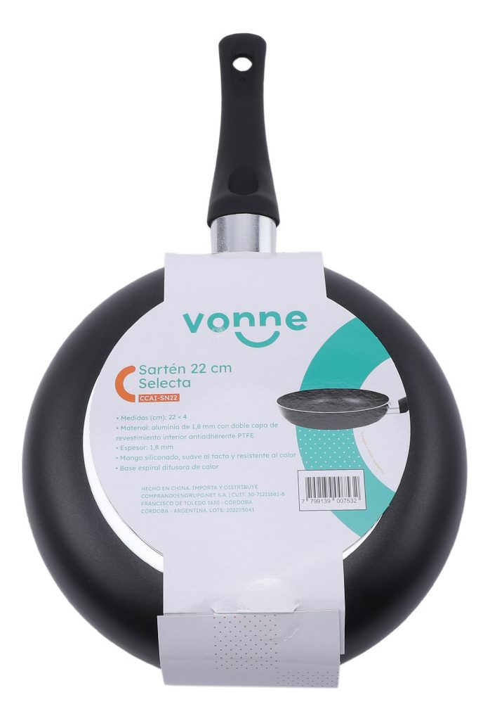 Sartén 22 Cm Selecta Vonne Negro - 4