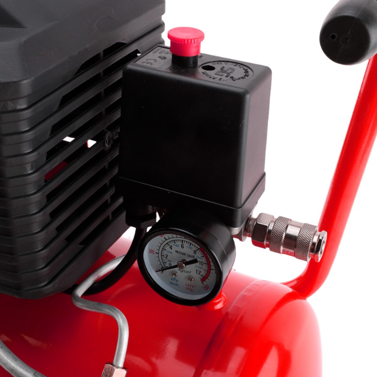 Compresor 24 L De 1,2 Hp K24-9a Miyawa Rojo - 5