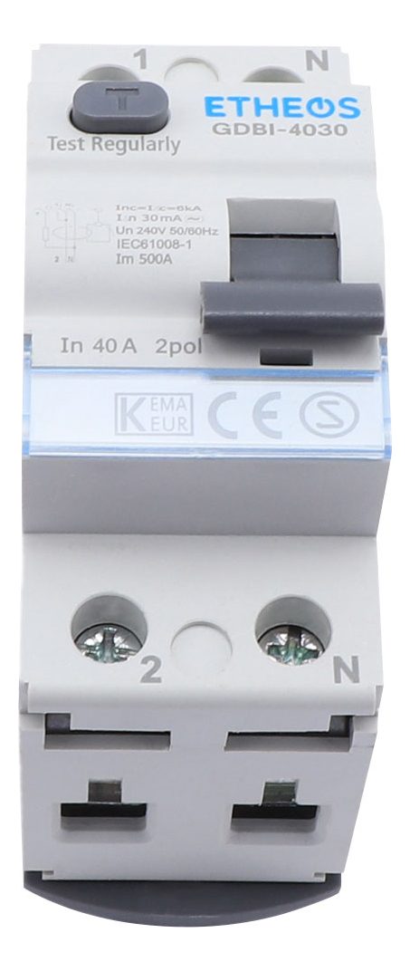Interruptor Diferencial Bipolar 40a 30ma 6ka Etheos - 1