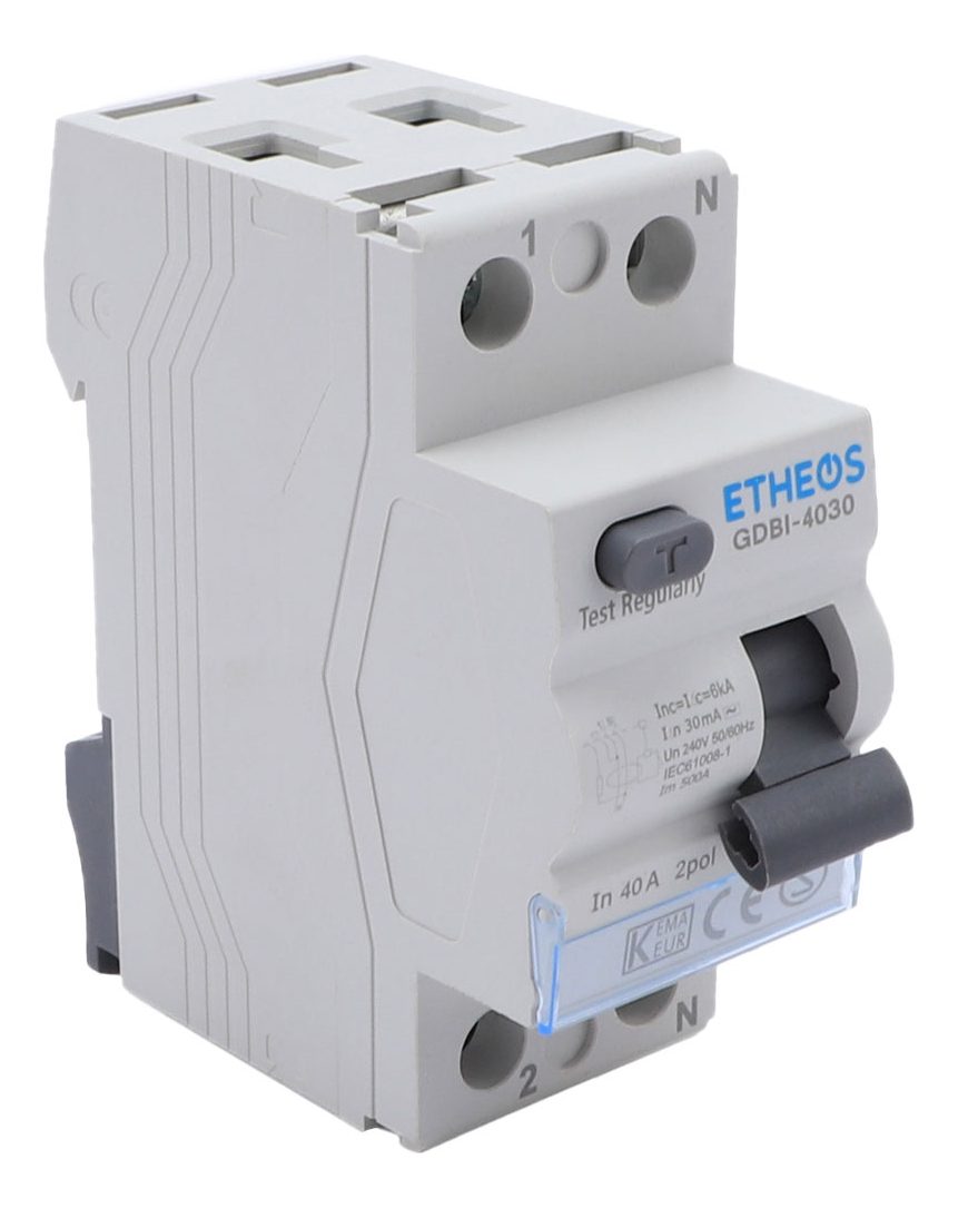 Interruptor Diferencial Bipolar 40a 30ma 6ka Etheos - 2