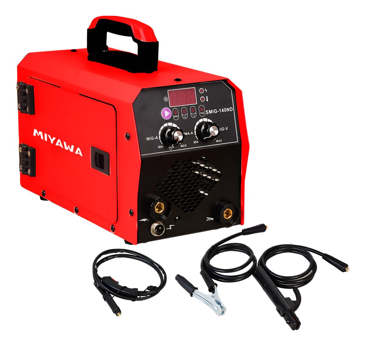 Soldadora Inverter 3 En 1 - Mma, Mig Y Tig Miyawa Rojo
