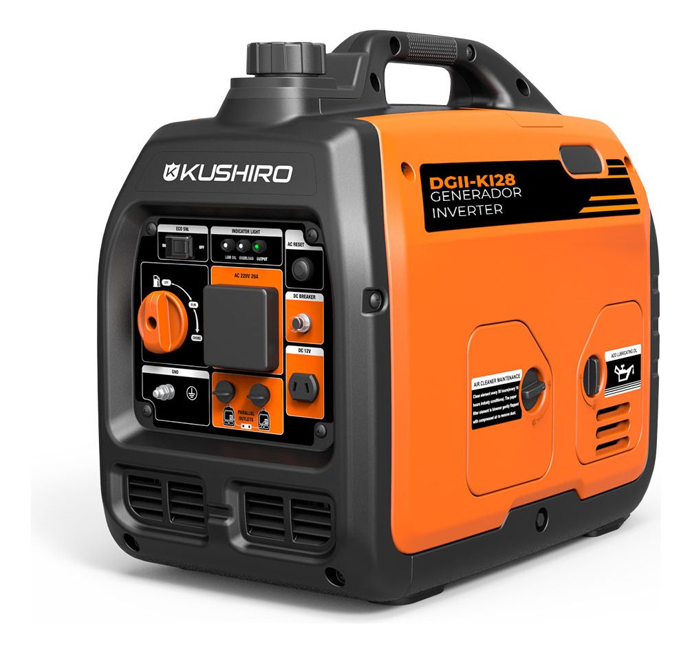 Generador Eléctrico Inverter 2800w Kushiro 4 Tiempos