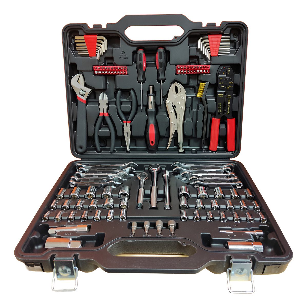 Kit De Herramientas 122 Piezas Miyawa Dkhk-122p Negro