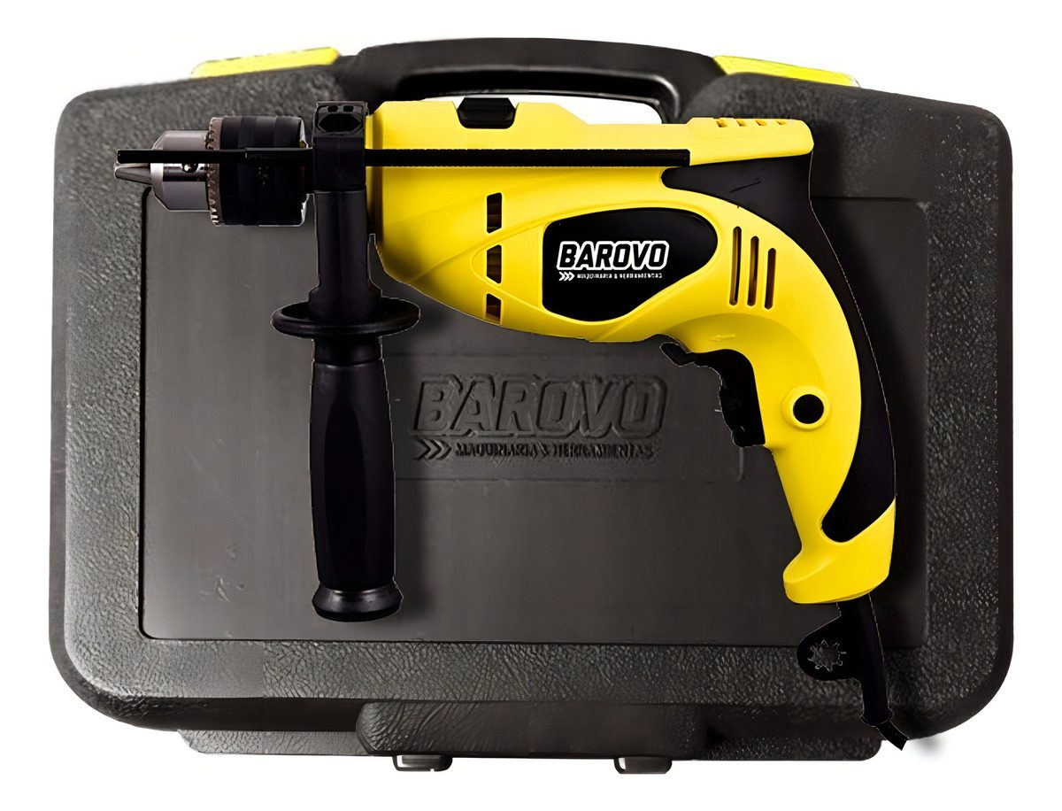 Taladro De Impacto 13 Mm 750 W Con Maletín Y Mechas Amarillo 50 Mhz - 8