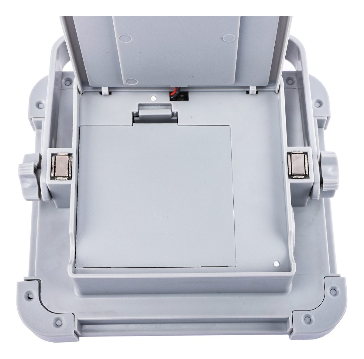 Reflector Luz Portátil Con Carga Solar Y Usb Etheos Gris Luz Cálida.luz Neutra. Luz Fría .luz De Emergencia Roja Y Azul - 4