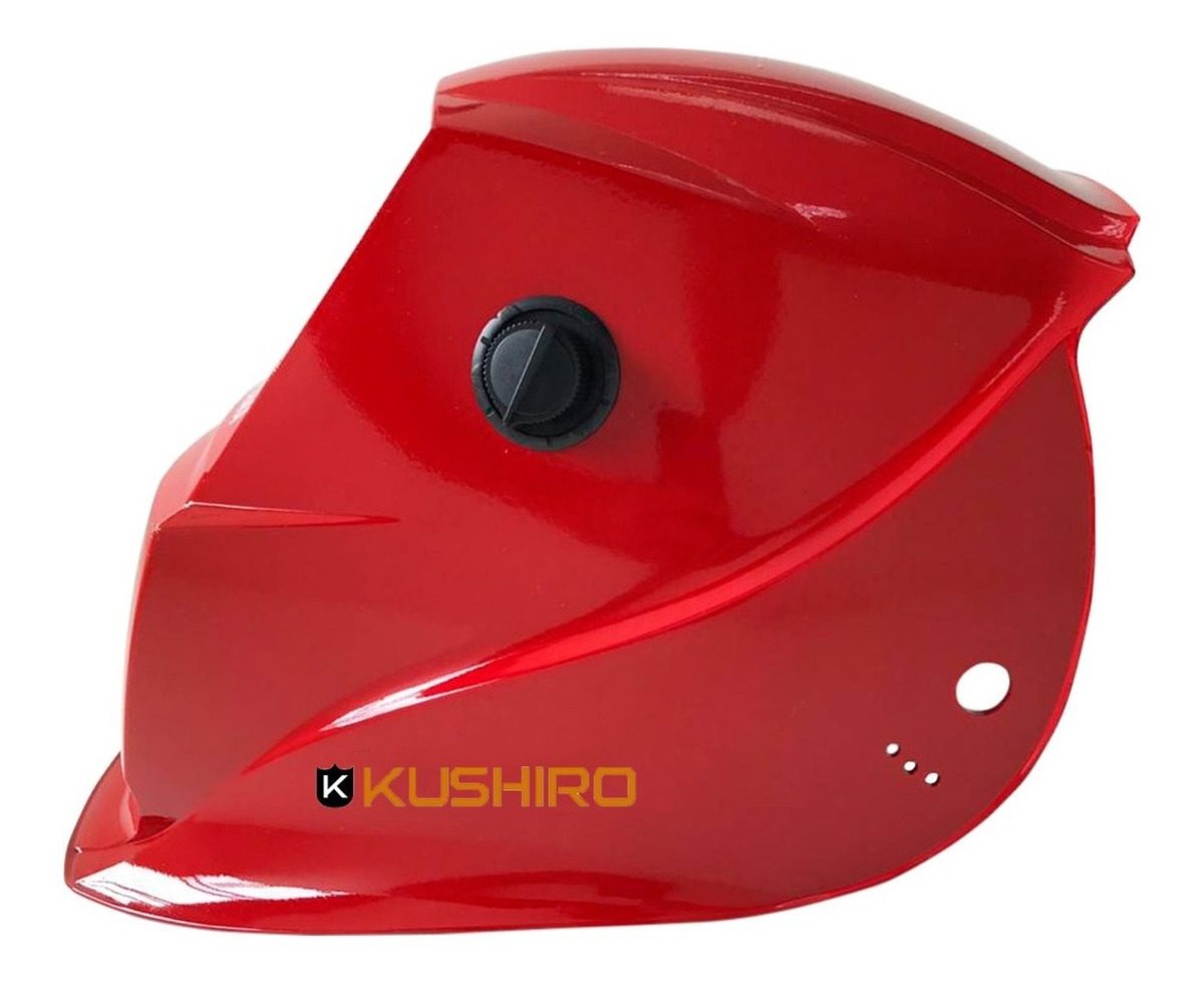 Máscara Fotosensible Kushiro 2 Sensores Regulación Continua Rojo - 3