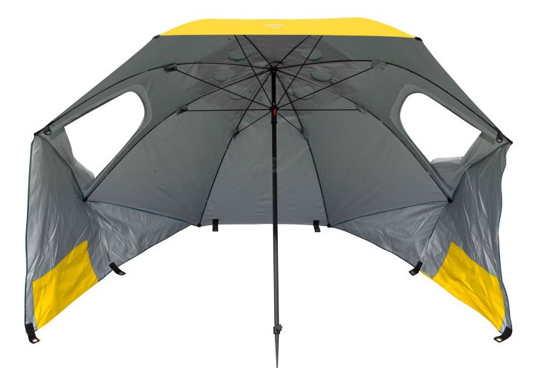 Sombrilla Carpa Playera Para Viento 2,5 M Amarilla Amarillo Lisa