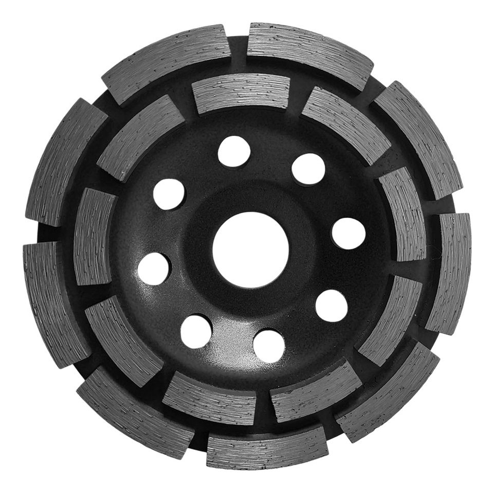 Muela Copa Diamantada De Desbaste Segmentado 4 1/2 Dcmi-ds45 Negro