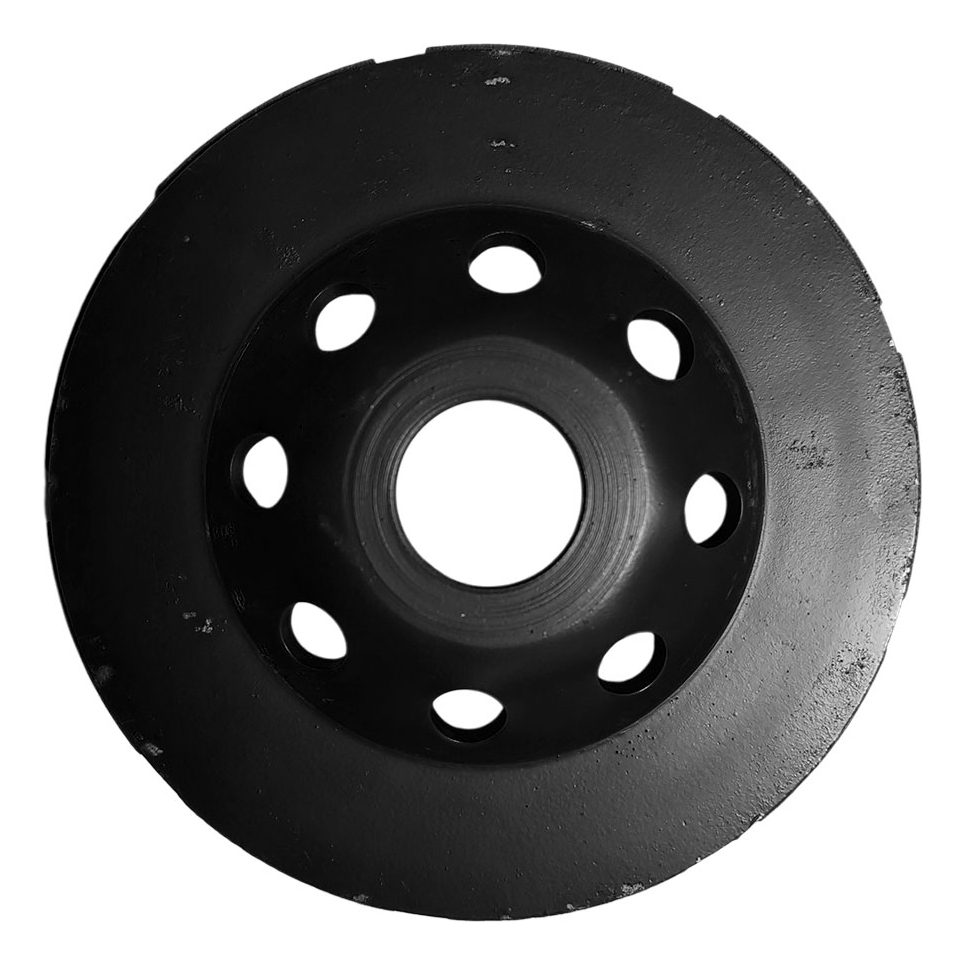 Muela Copa Diamantada De Desbaste Segmentado 4 1/2 Dcmi-ds45 Negro - 1