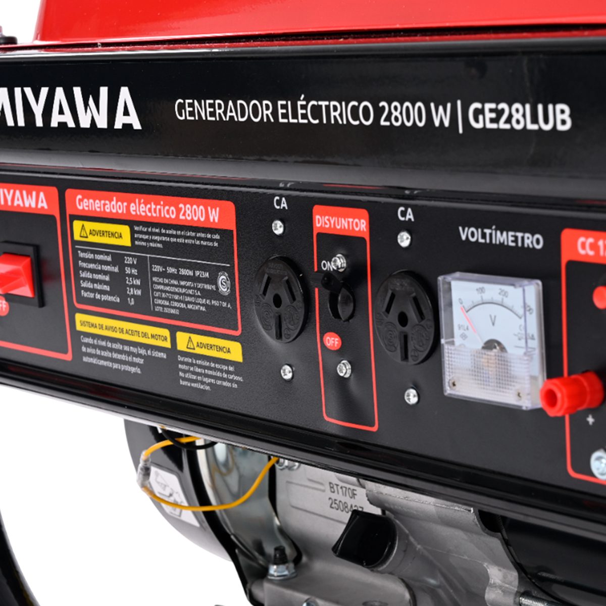Generador Eléctrico 2800 W Miyawa Ge28lub - 3