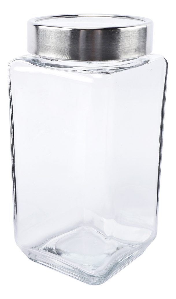 Frasco Con Tapa De Acero  Para Organización Con Visor 1000ml - 2