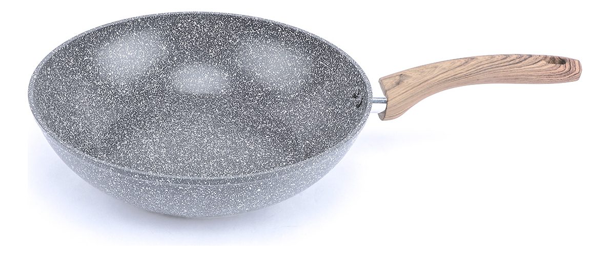 Wok Aluminio Forjado 28 Cm Nature Vonne Ccai-gw28 - Gris - 1