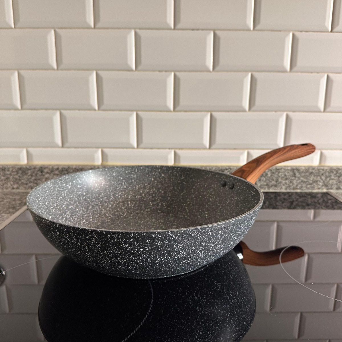 Wok Aluminio Forjado 28 Cm Nature Vonne Ccai-gw28 - Gris - 2