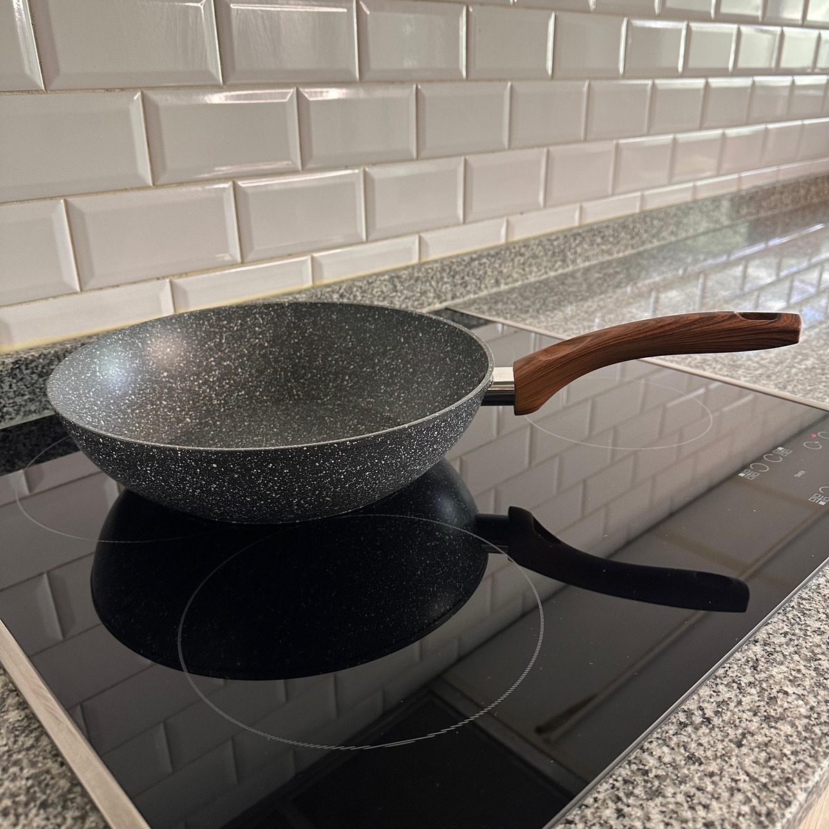 Wok Aluminio Forjado 28 Cm Nature Vonne Ccai-gw28 - Gris - 5
