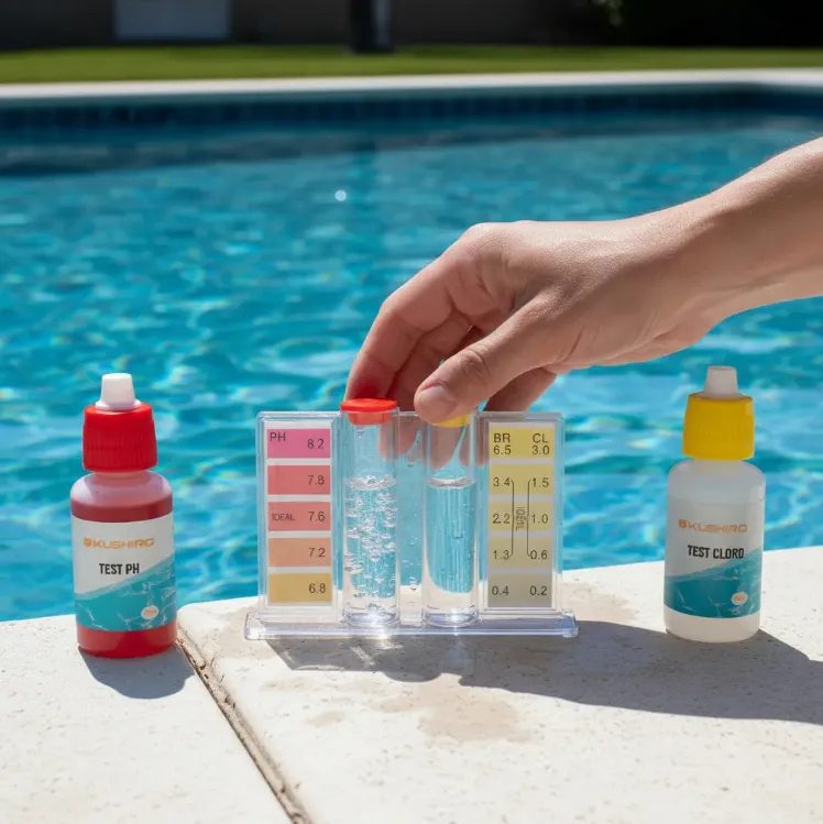 Kit Medidor De Cloro Y Ph Para Piletas Kushiro - 1