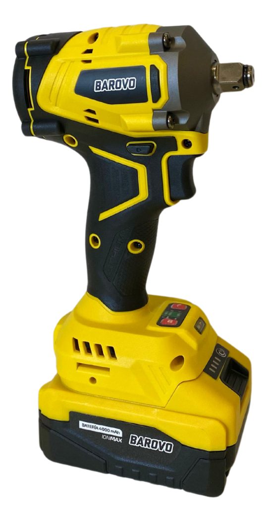 Llave De Impacto 1/2 - Brushless Barovo Ionmax Amarillo