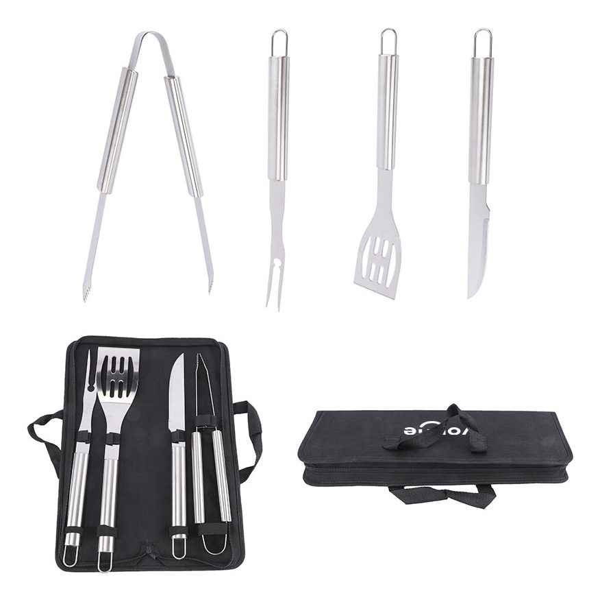 Set De 4 Utensilios Parrilleros Con Estuche Vonne Ccck-pac4 - 1