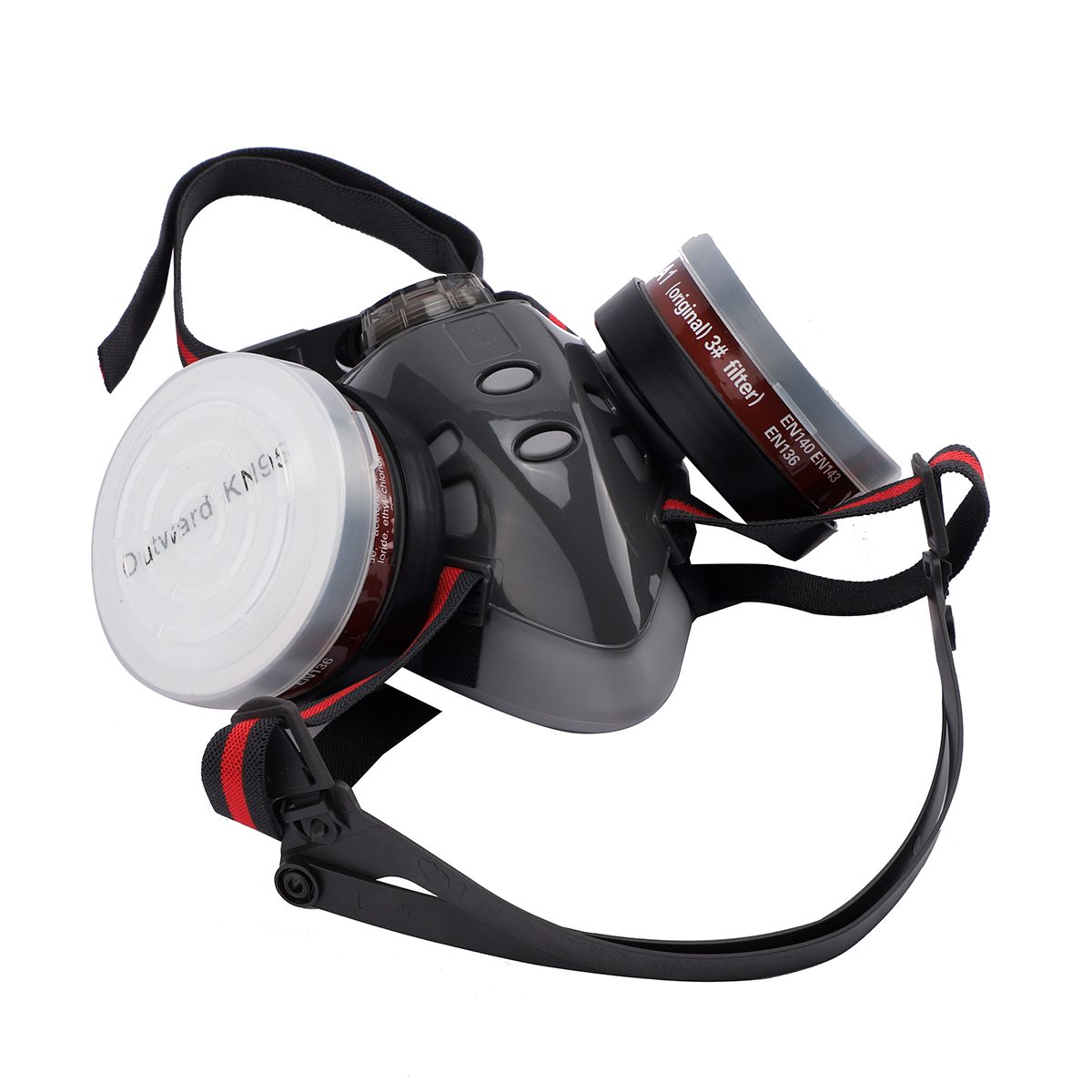 Máscara Media Cara Doble Filtro Reutilizable Dmri-0001 U