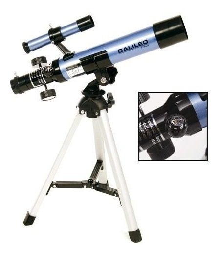 Telescopio Galileo F400x40 De 300 Aumentos Gris
