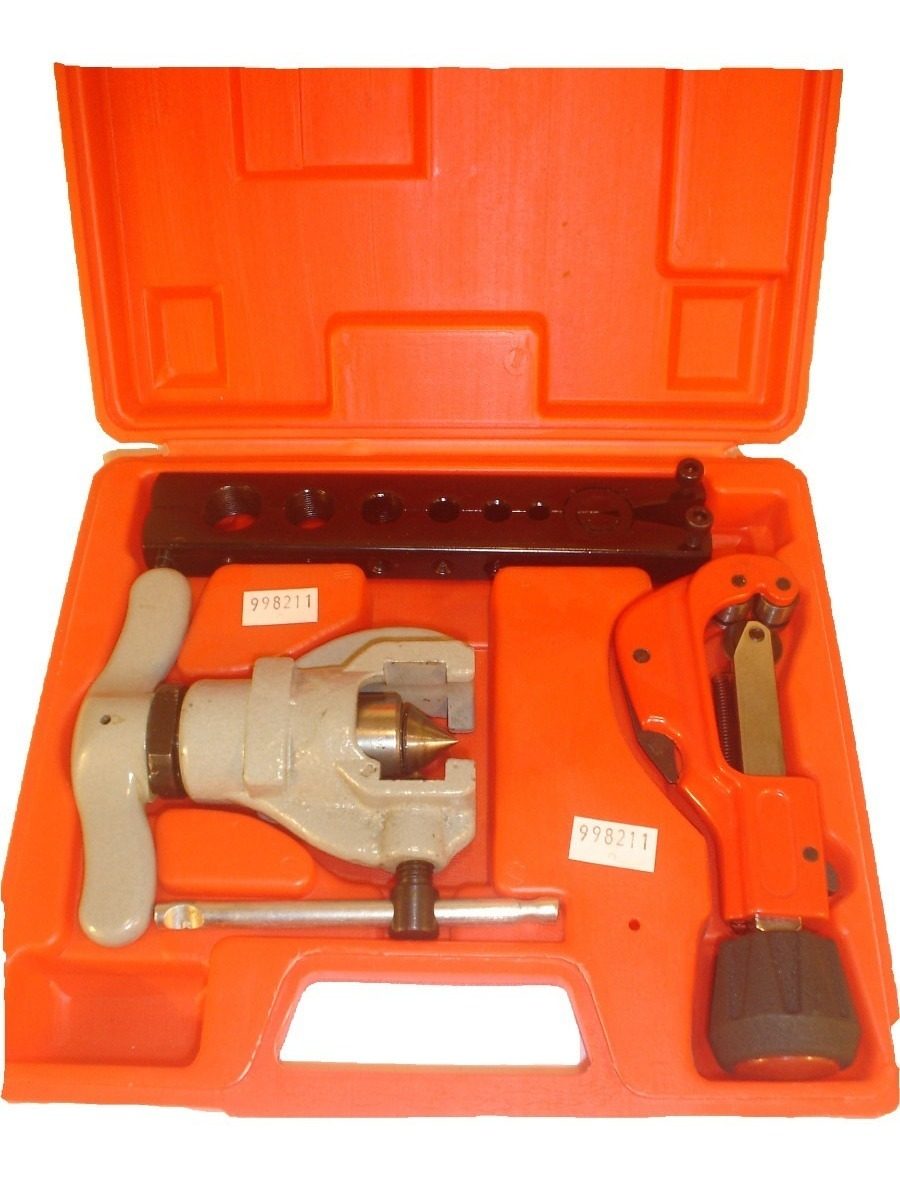 Kit Pestañadora De ¼ Hasta ¾ Y Cortador De Caño De 3 A 32 Mm