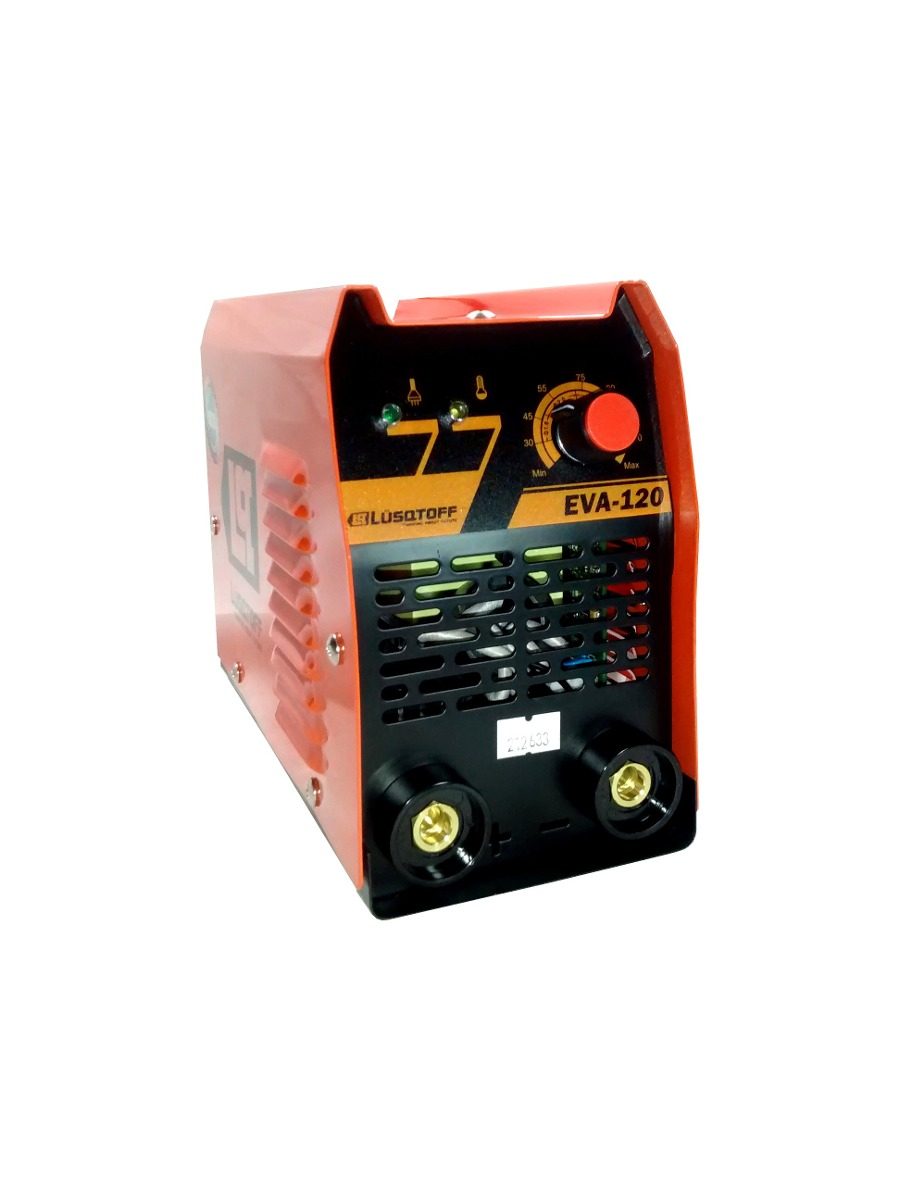 Soldadora Inverter Lusqtoff Eva120 Electrodo 1.6 A 2.5 Mm