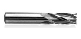 Fresa Hss Frontal 11 Mm Ezeta P/ Metal 4 Cortes Din 844