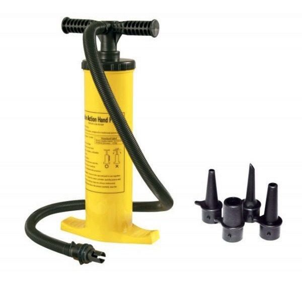 Inflador De Pie P/ Colchones,botes,piscinas Inflables 1400cc Amarillo