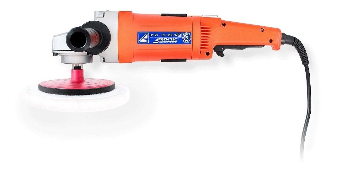 Lustradora Pulidora  1200w 180mm 2 Velocidades Argentec