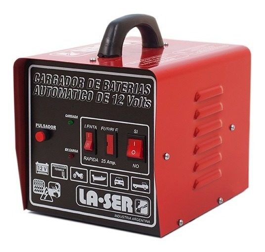 Cargador Laser 500w - Tension 6-12v - 220v - 30 Amp