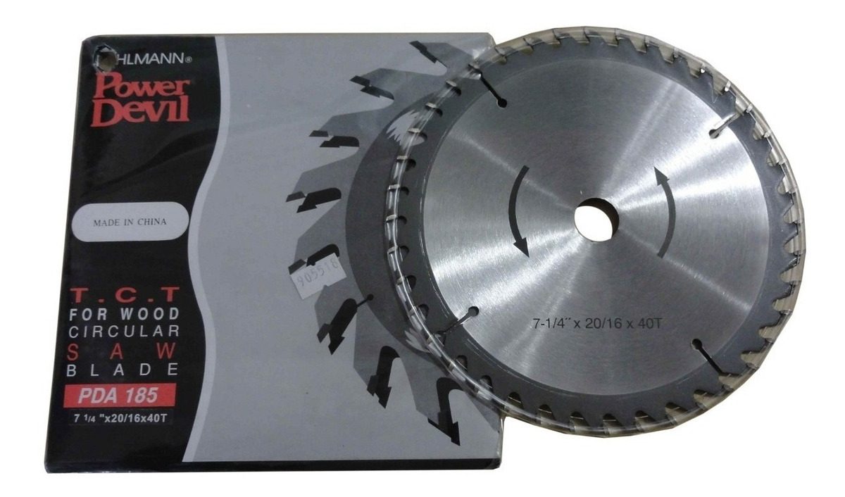 Hoja Circular Corte Madera Dientes De Widia 7 ¼ X 40 D