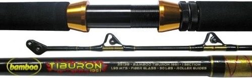 Caña Bamboo Tiburón 1951 1 Tramo Negro