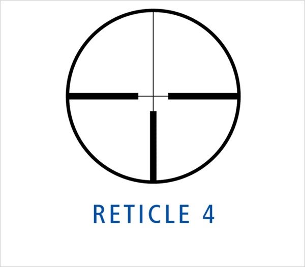 Mira Telescopica Savage 6x40 Reticulo 4 - 1