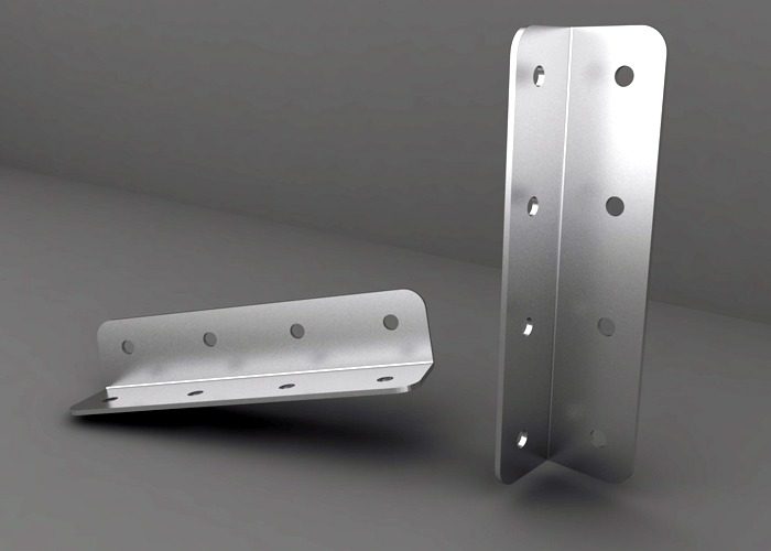 Fijación En Angulo De Acero Inox. A141 - X Unidad