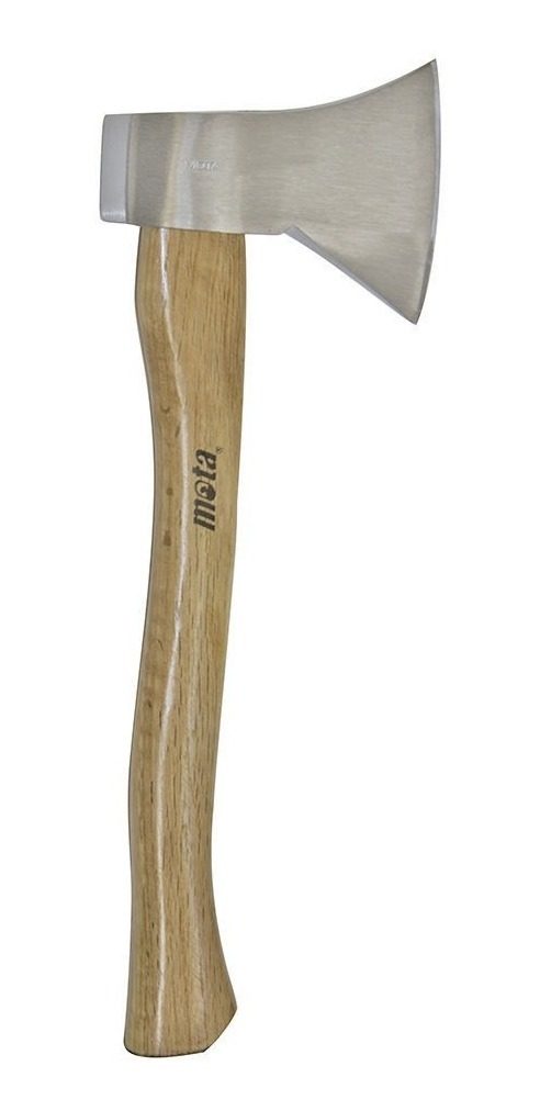 Hacha Mano 600grs Cabo De Madera Mota