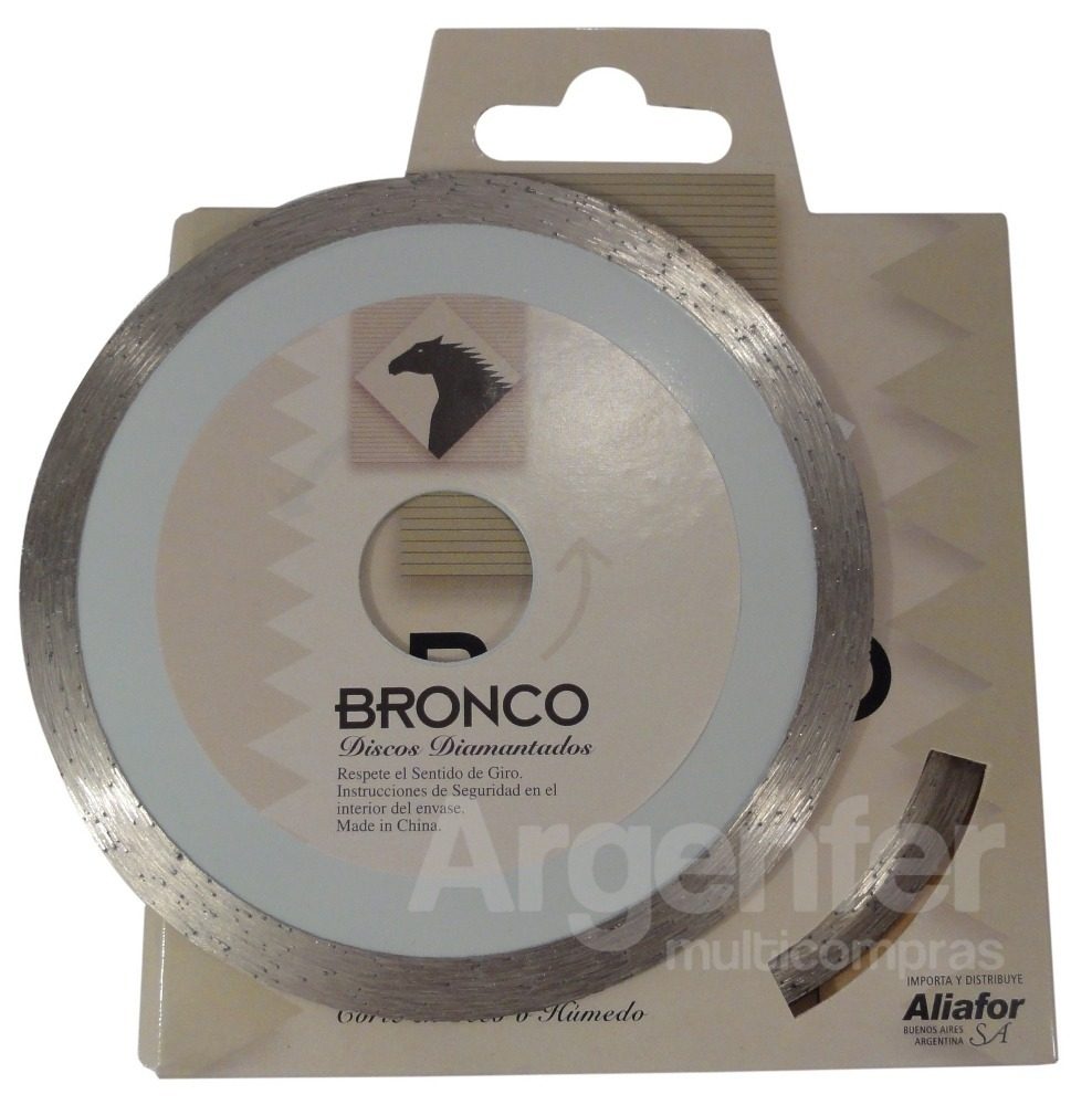 Disco Diamantado Continuo Bronco 4.3 Aliafor 115mm X U