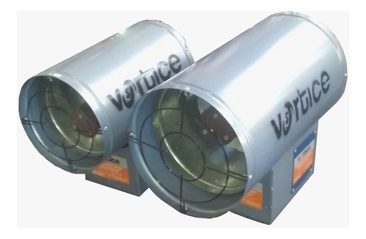 Turbo Calefactor A Gas 35000 Calorias Gris
