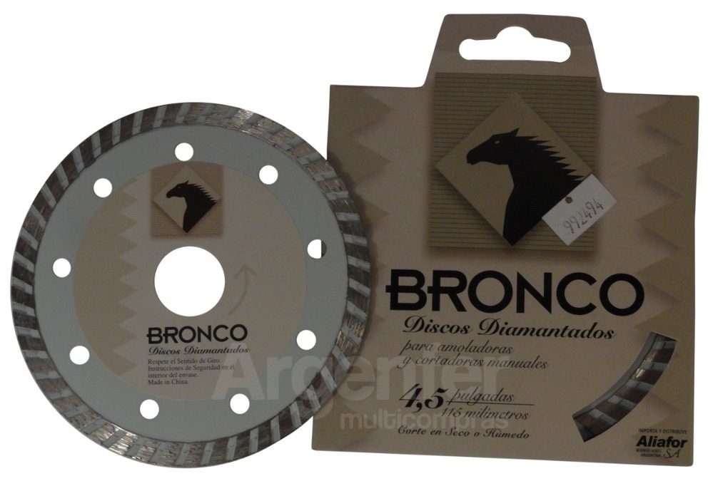 Disco Diamantado Turbo Bronco 7 Aliafor 180mm