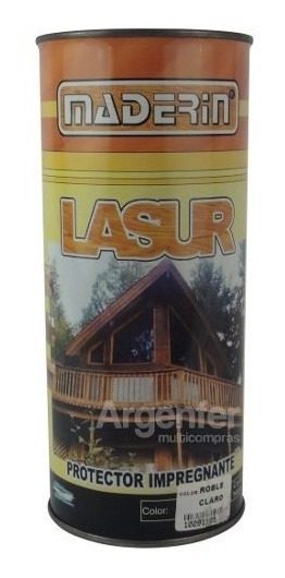Protector Impregnante Lasur 1l Roble Claro Mad. - X Unidad Roble