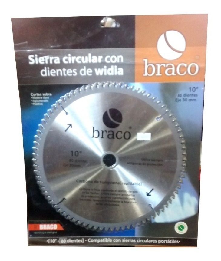 Disco De Sierra Dientes Widia 10  80 Dientes