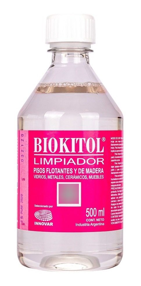 Limpiador P/ Piso Flotante Biokitol 500ml Madera - X Unidad