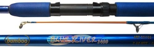Caña Bamboo Blue River 2 Tramos 2,10metros Azul