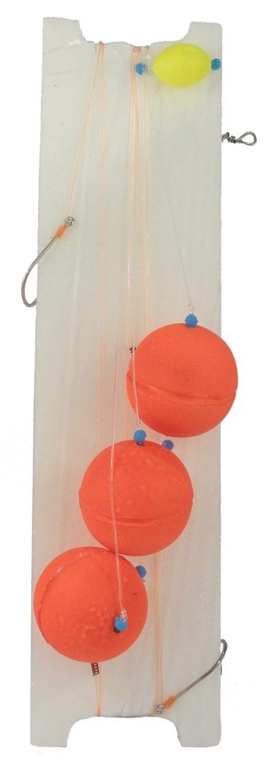 Linea Pejerrey 3 Boyas Yoyo 25mm Anzuelos Numero 1