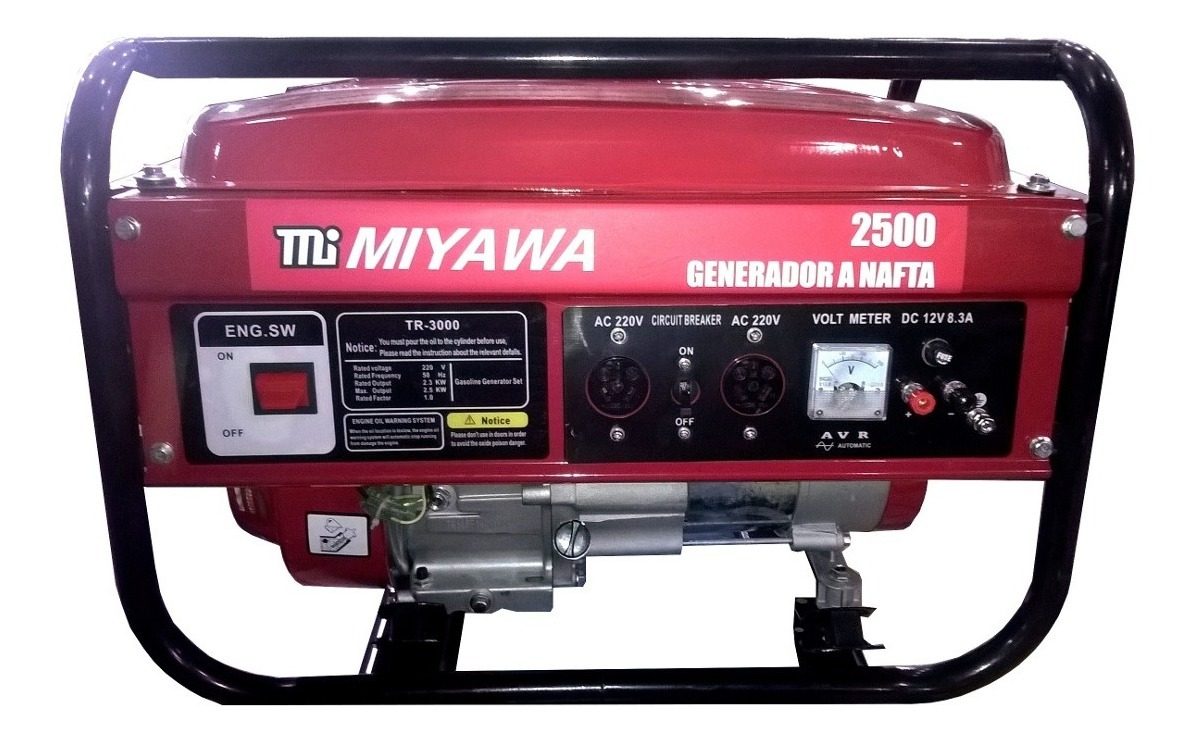 Grupo Electrogeno 2.5 Kva  4 Tiempos 5.5 Hp Tanque 12 Lts