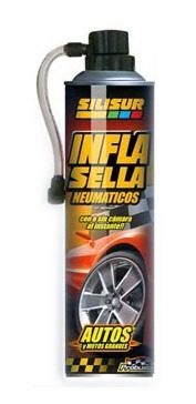 Infla Sella Neumatico Autos Y Motos Grandes Silisur X 300grs