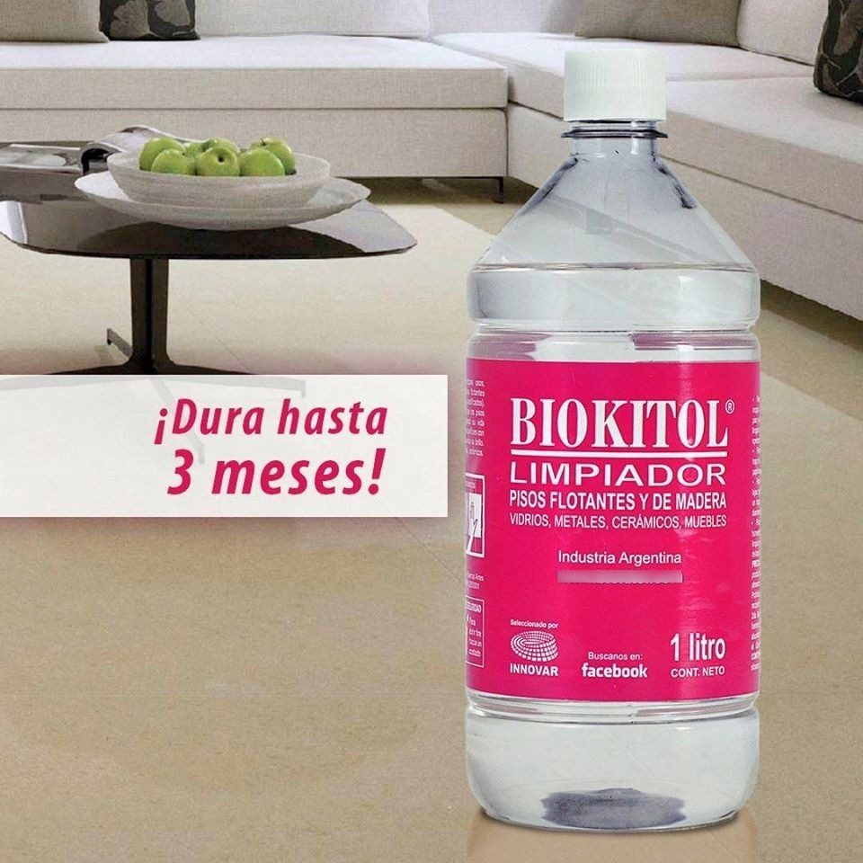 Limpiador P/pisos Madera-metal-cerámico 1l Biokitol - 1