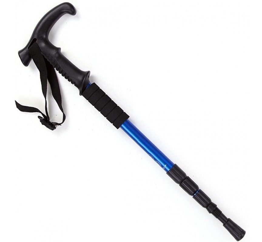 Baston P/montañismo Trekking Extensible Mango L X Unidad Azul